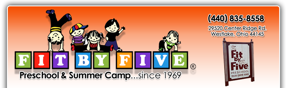 Fit By Five Preschool and Summer Camp in Westlake, Ohio.